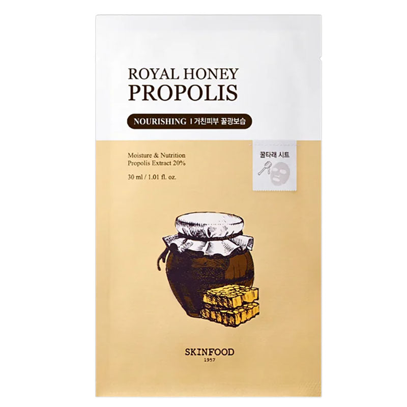 Skinfood Royal Honey Propolis Enrich Mask 30ml, 1 Sheet