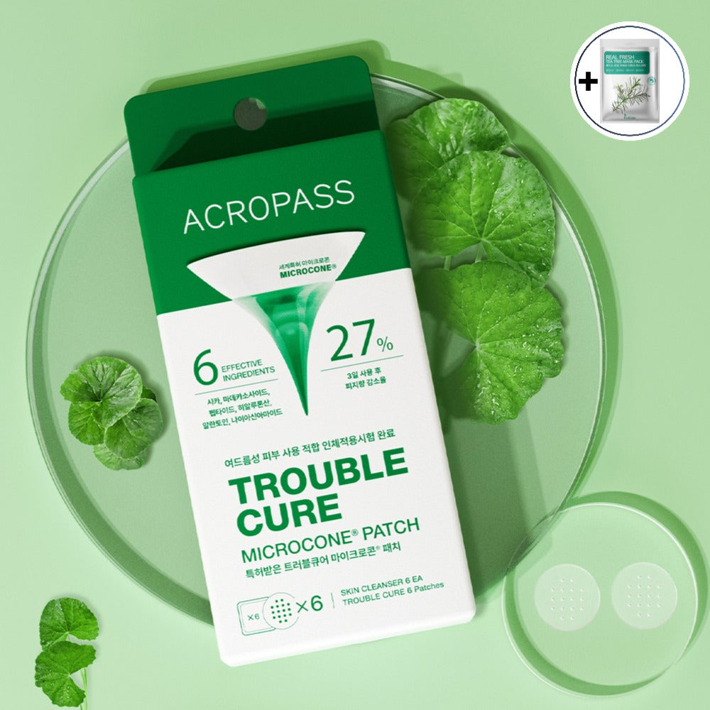 Acropass Trouble Cure Spot Needle Patch (6 Patches + Tea Tree Pack) 180ml