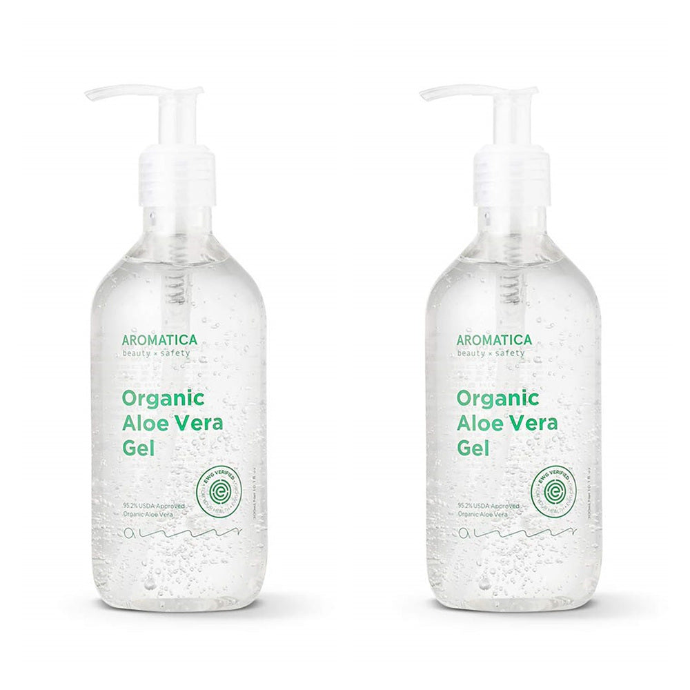 AROMATICA Organic Aloe Vera Soothing Gel 300ml (Set of 2)