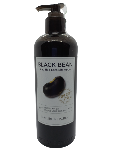 네이처리퍼블릭 블랙빈 안티 헤어로스 샴푸(신형) 520ml, 2개