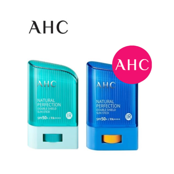 AHC Natural Perfection Double Shield Sun Stick (Waterproof Golf Cooling) 22g x 2pcs (1+1)