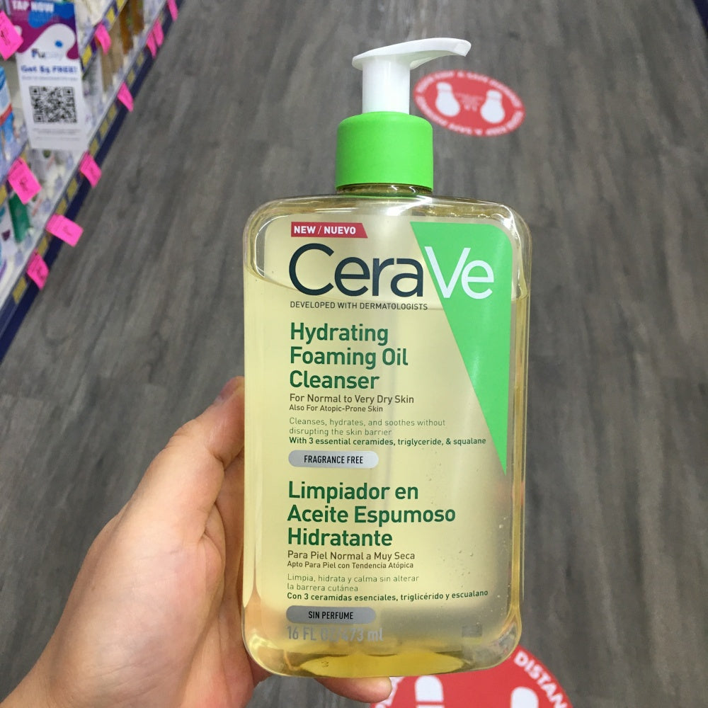 CeraVe Hydrating Foaming Oil Cleanser Fragrance-Free 236ml