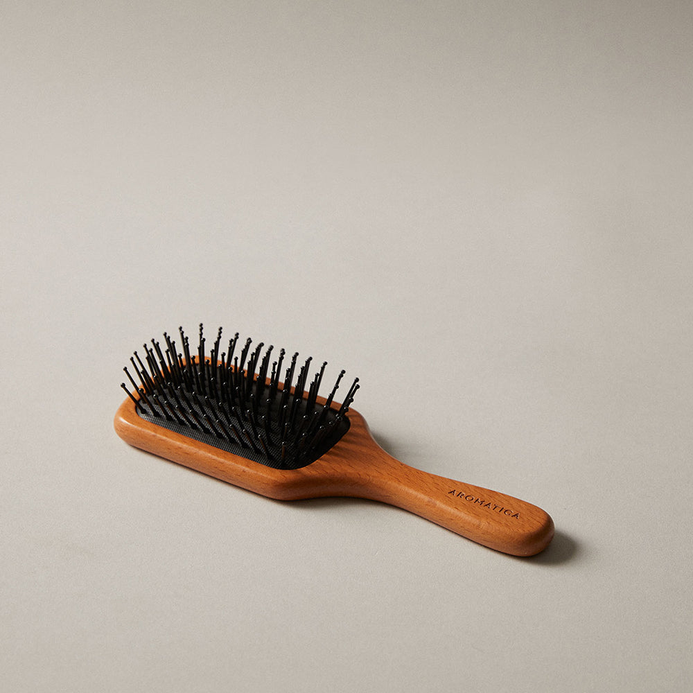 Aromatica Wooden Scalp Brush - Medium Size (M) 65x200mm 200ml
