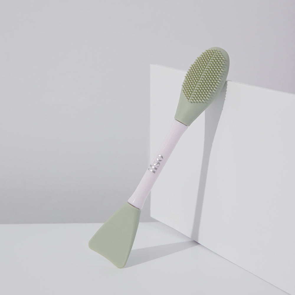 Ilso Dual Clean Cleansing Brush (3-in-1 Cleansing, Pack & Massage) - 1pc 200ml