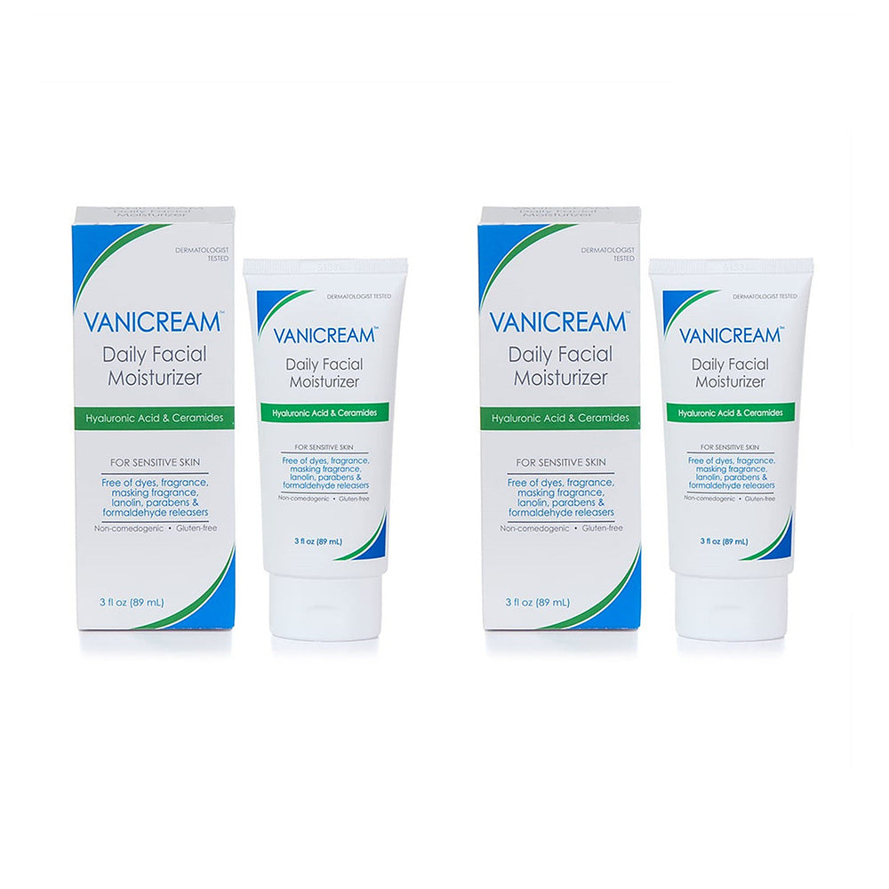 Vanicream Daily Facial Moisturizer, 89ml, 2 Count