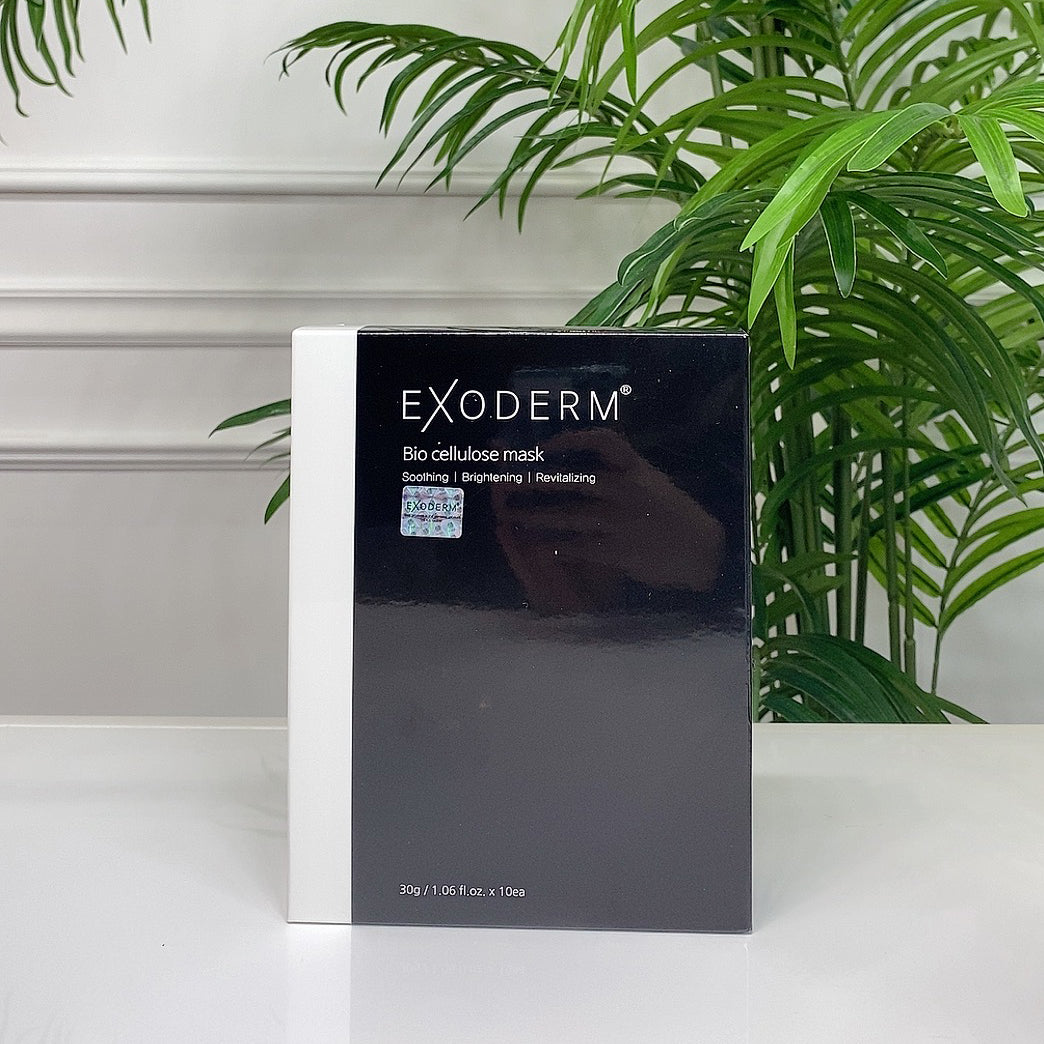 Exoderm Bio-Cellulose Mask Pack - 30Sheets (10+5) + Free Samples