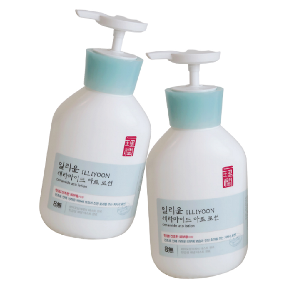 Illiyoon Ceramide Ato Low Irritation Body Lotion 200ml x 2pcs