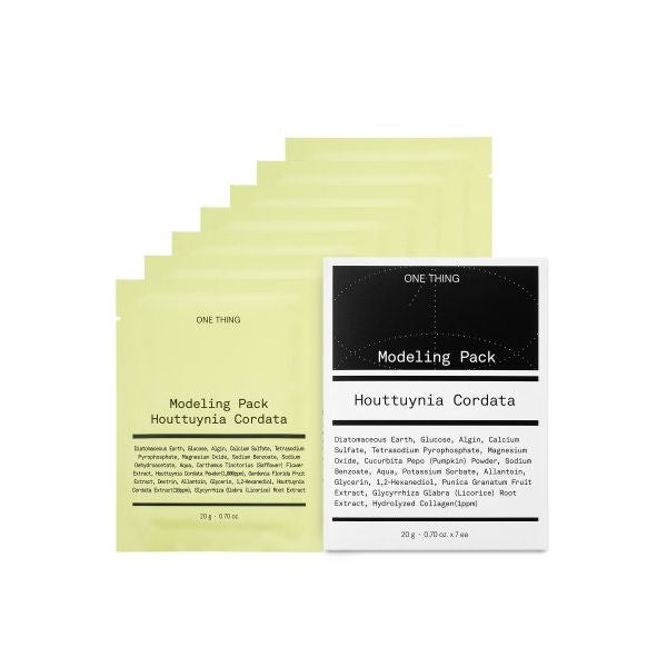 ONE THING Houttuynia Cordata Modeling Pack 1 Set (80g x 7ea)
