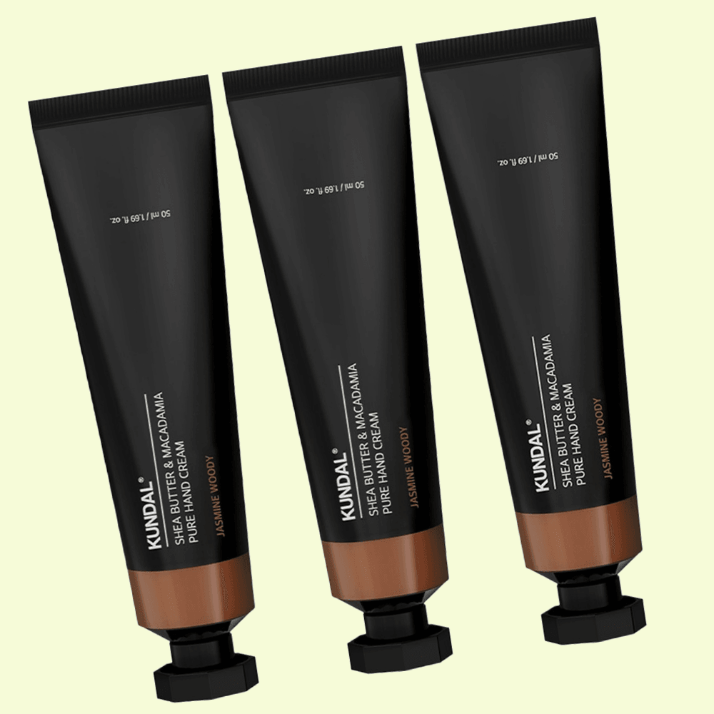 Kundal Shea Butter & Macadamia Pure Hand Cream Aroma Edition Jasmine Woody 50ml, 3 Units