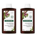 클로란 퀴닌 에델바이스 샴푸 400ml 2병 (프랑스) Klorane Shampooing Edelweiss Bio Quinine Cheveux Fatigues