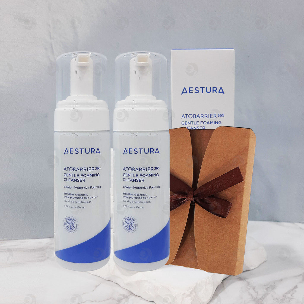 Aestura Atobarrier 365 Bubble Cleanser 150ml 1+1 Set + Gift Box