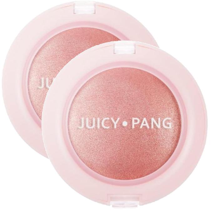 apieu Juicy Pang Jelly Cheek 어퓨 쥬시 팡 젤리 치크 파우더 사랑스러운 체리 4.8g 2팩