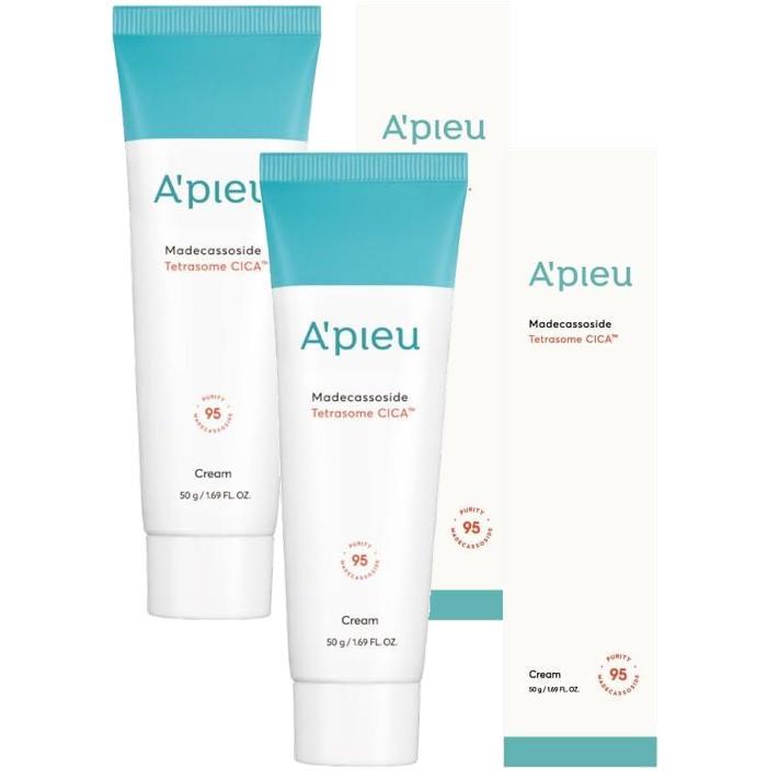 apieu Madecassoside Tetrasome Cica 어퓨 마데카소사이드 테트라솜 시카 크림 50g 2팩