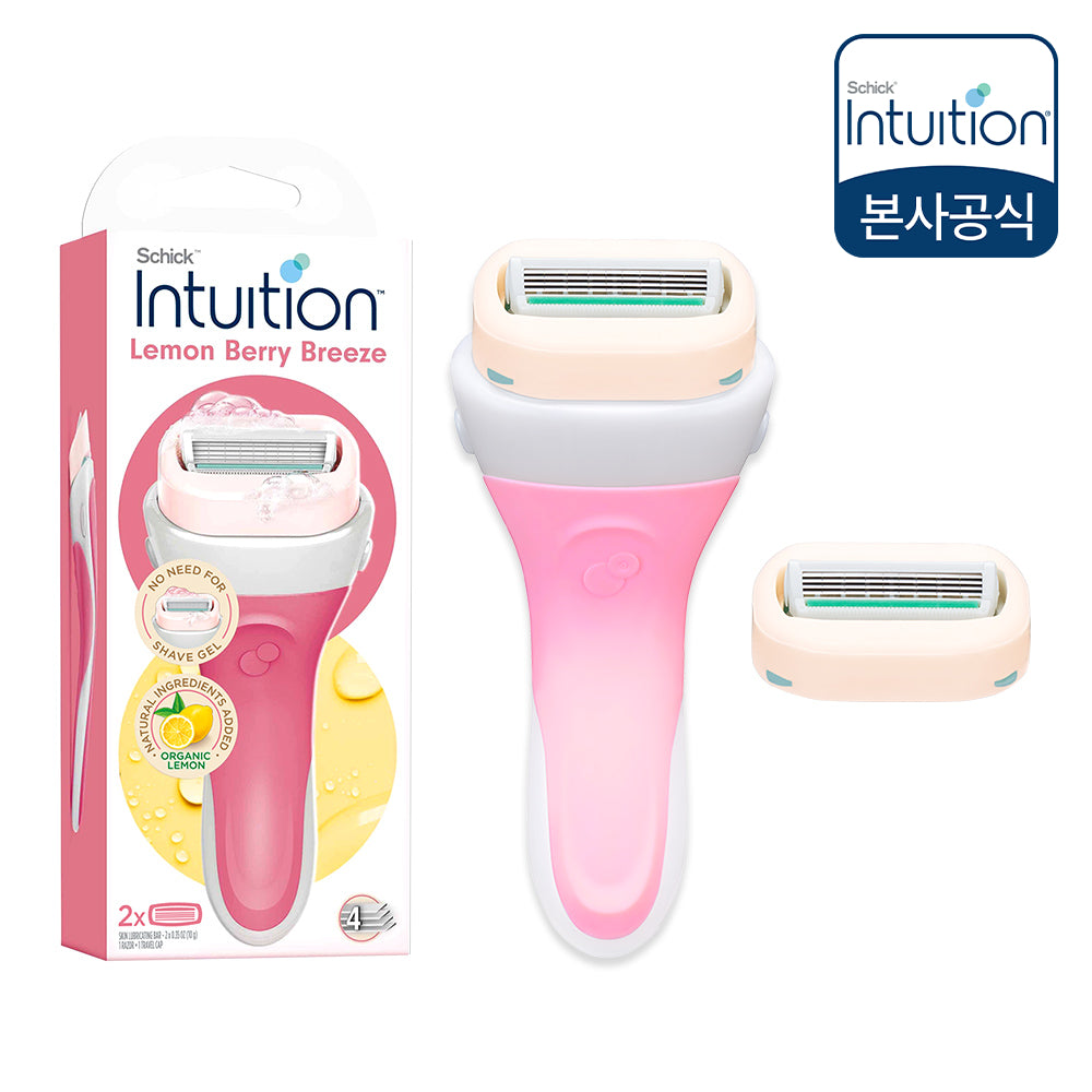 쉬크 쉬크 인튜이션 여성 제모기 본체 카트리지 Schick Schick Intuition Woman’s Razor & Cartridges  1개  13개입