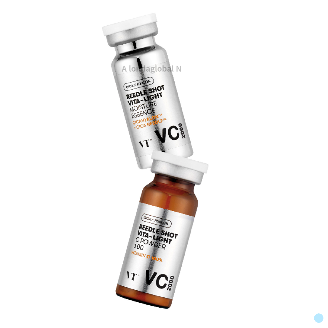 VT Cosmetics Reedle Shot Vita-Light Toning Essence VC2000 (8g + 8ml)
