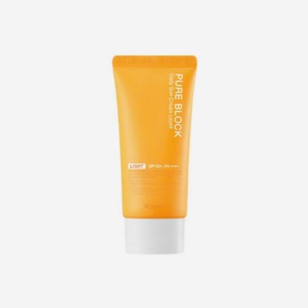 A'pieu Pure Block Daily Sun Cream Light 50ml SPF50+ (1pc)