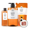 Happy Bath Original Collection Body Wash Grapefruit Scent (910g + 500g Refill + 180g)