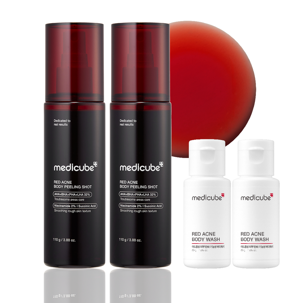 Medicube Red Acne Body Peeling Mist Mint, 110ml, 2pcs