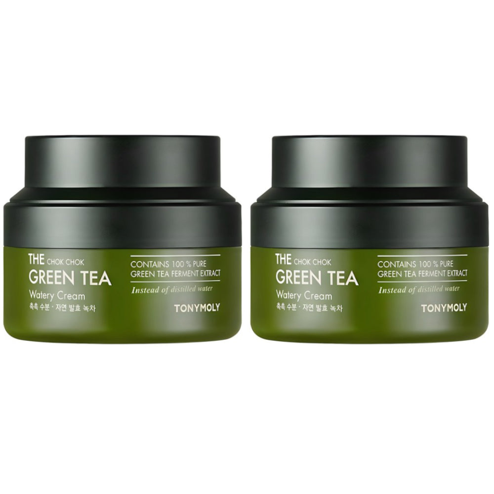 Tonymoly The Chok Chok Green Tea Watery Gel Cream 100ml x 2