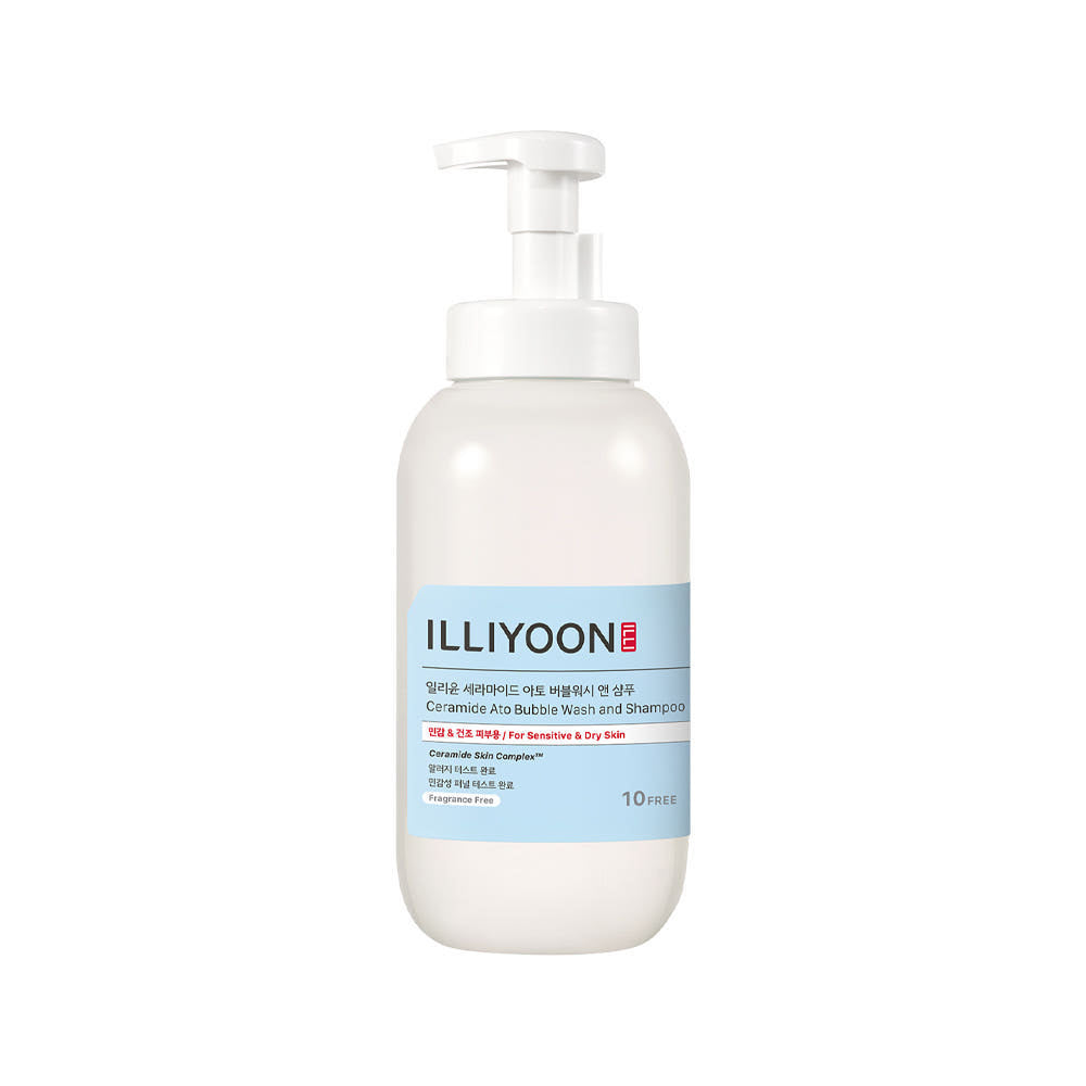 Illiyoon Ceramide Ato Bubble Wash and Shampoo 400ml