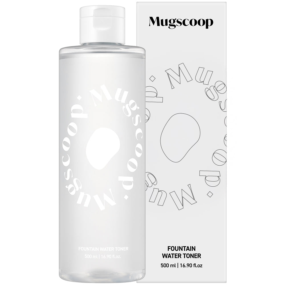 머그스쿱 파운틴 워터 수분 진정 약산성 토너 500ml 대용량