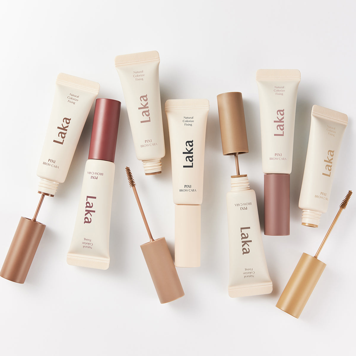 Laka 라카 픽시 브로우 카라 8g PIXI BROW CARA  1개  #01 피넛 브라운