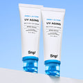SNP 1+1 Snp PDRN 엑토인 UV 에이징 리커버리 선세럼 50ml x 2개