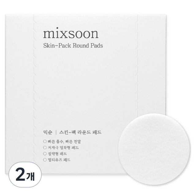 Mixsoon Skin-Pack Round Pads (240 Pads, Set of 2) 100ml