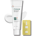 P.CALM 워터 배리어 모이스처라이징 선크림 매트피니시 SPF50+ PA+ 2팩