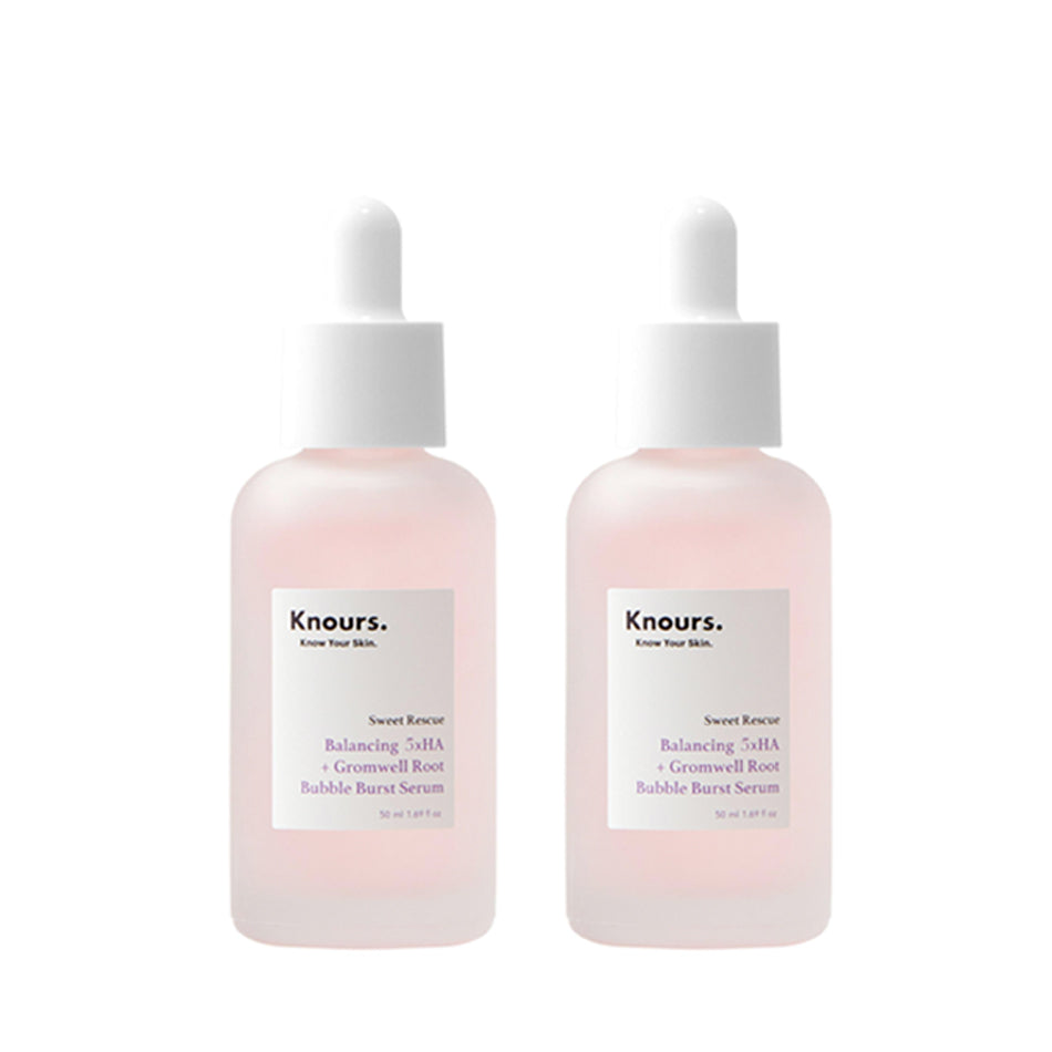 Nols Balancing 5xHA + Gromwell Root Bubble Burst Serum 50ml x 2