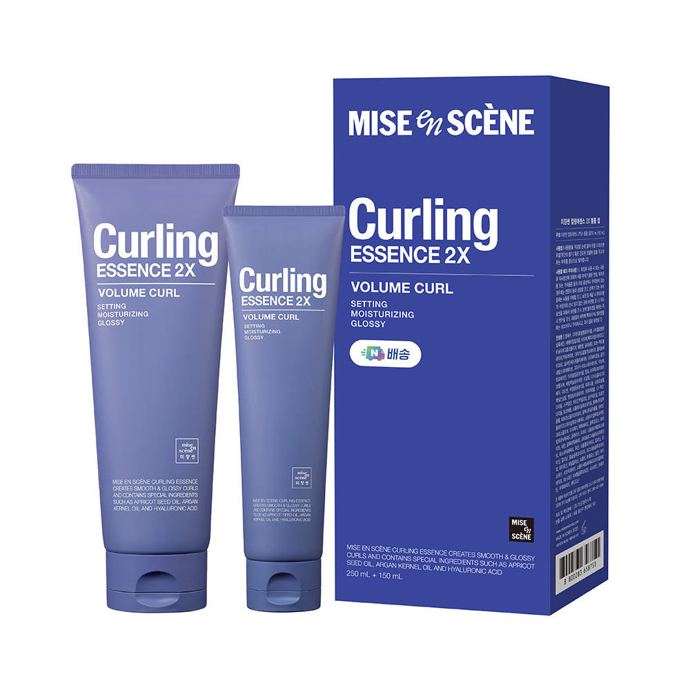 Mise-en-scène Curling Perfume Hair Essence 2X Volume Curl Cream Large Capacity 150ml + 150ml