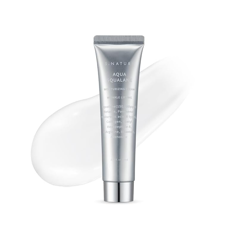 S.NATURE/에스네이처 AQUA SQUALANE MOISTURIZING CREAM 아쿠아 스쿠알란 모이스처 크림 60ml/수분크림/4계절 내내 사용가능/식물 유래
