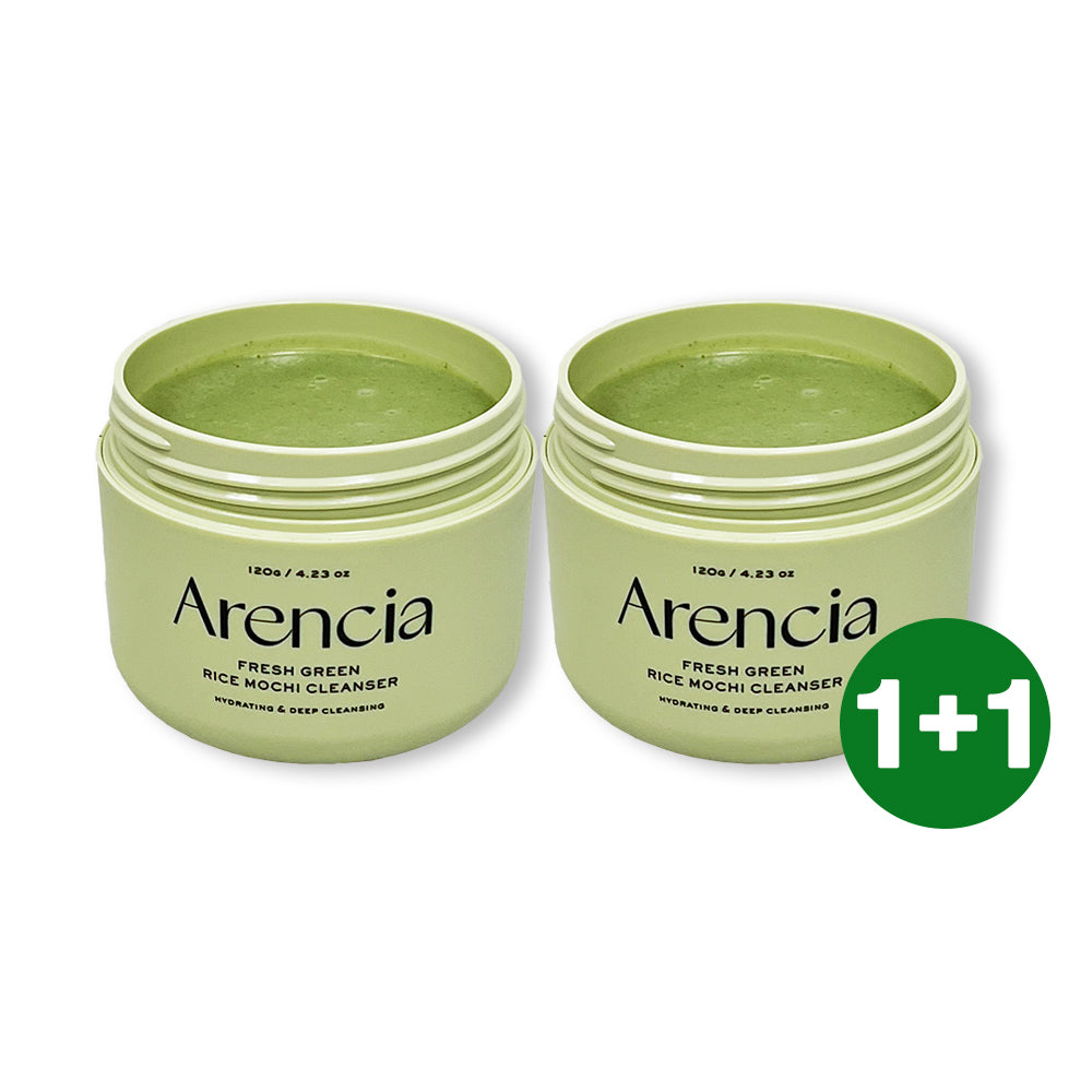 [1+1] Arencia Fresh Green Rice Mochi Cleanser 120g + 120g