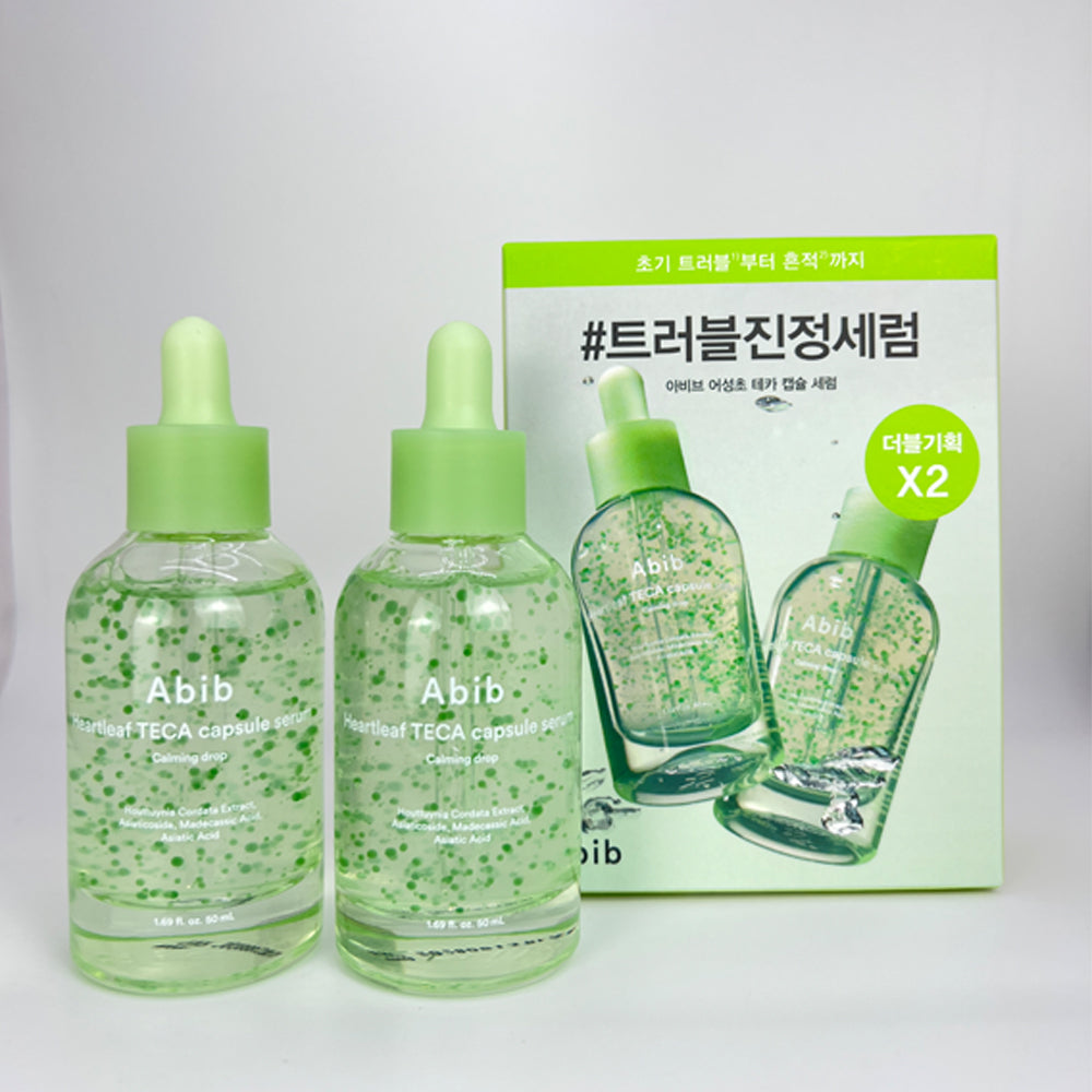 Abib Heartleaf Teca Capsule Serum Calming Drop 60ml (1+1 Set)