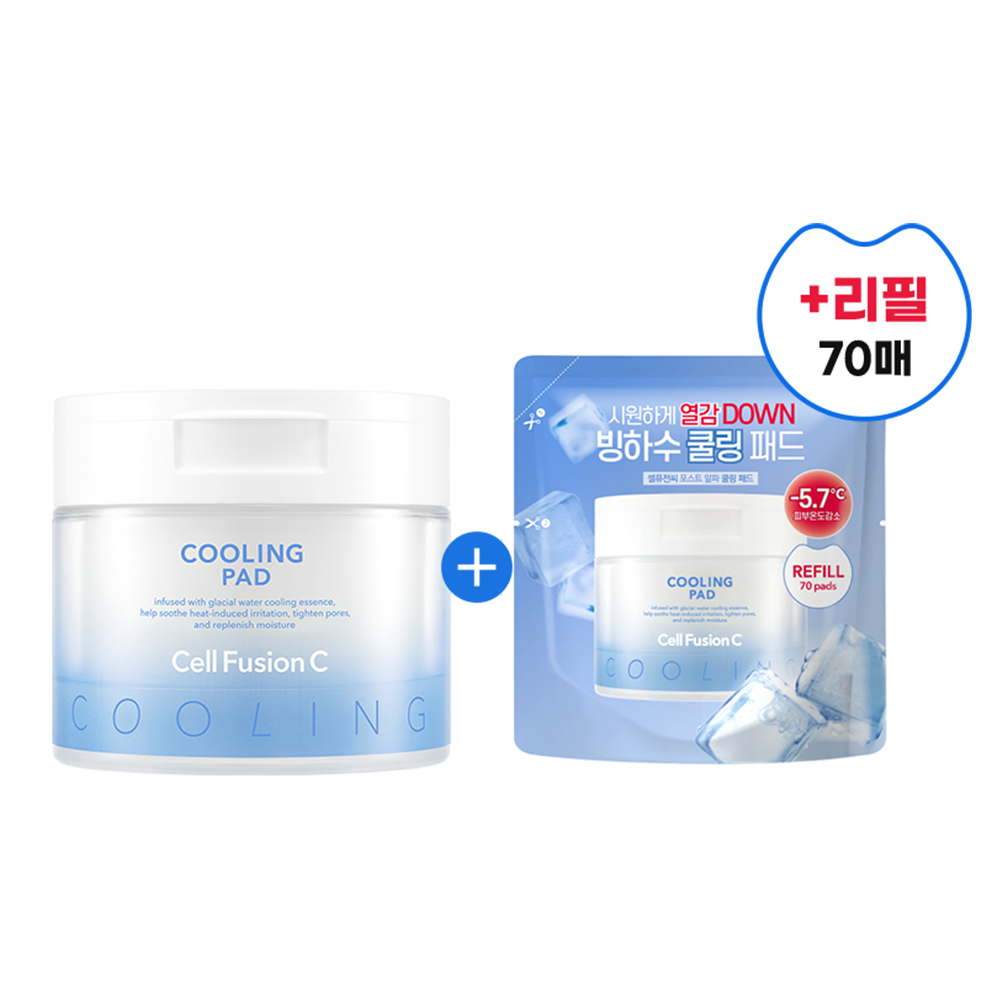 [Refill Set] Cell Fusion C Post Alpha Cooling Pad 216Sheets + 70 Sheets Refill