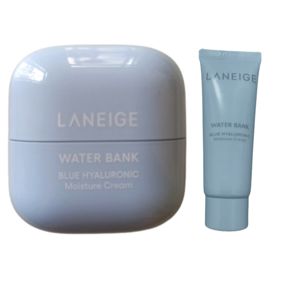 Laneige Water Bank Blue Hyaluronic Moisture Barrier Cream Set (Main Product + Mini) 10ml
