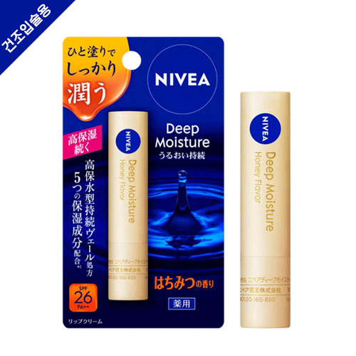 Nivea Deep Moisture Lip Balm Honey Scent 2ml