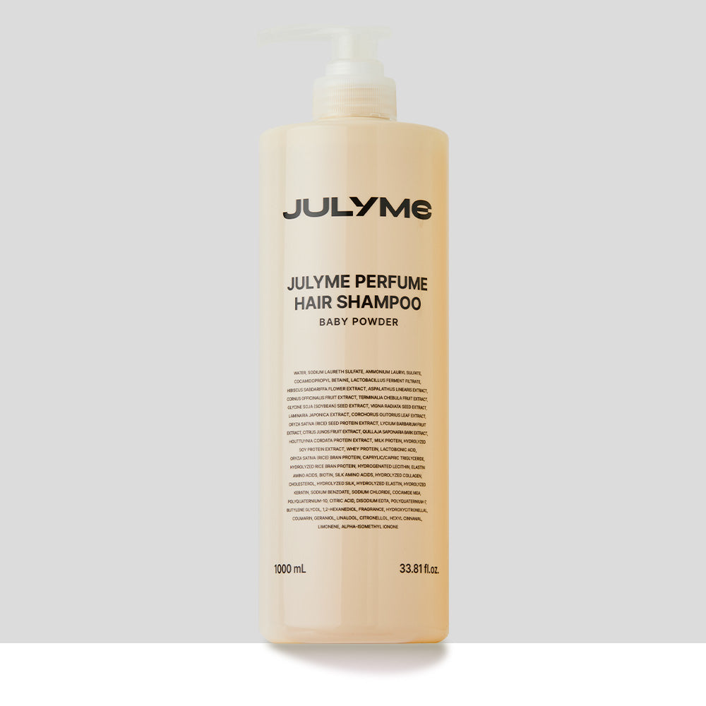 JULYME Large Capacity Perfume Hair Protein Shampoo Baby Powder 500ml