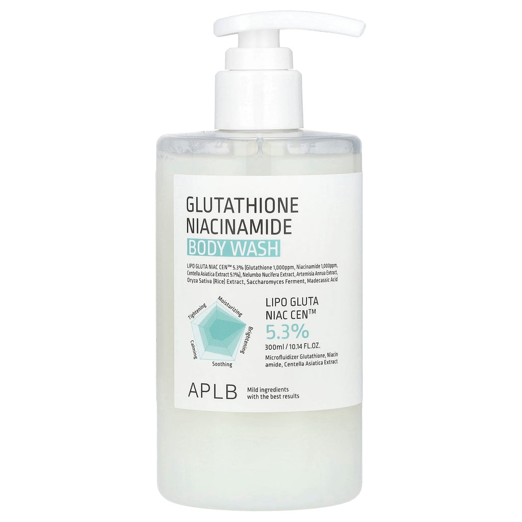 APLB Glutathione Niacinamide Body Wash, 300ml (10.14 fl oz)