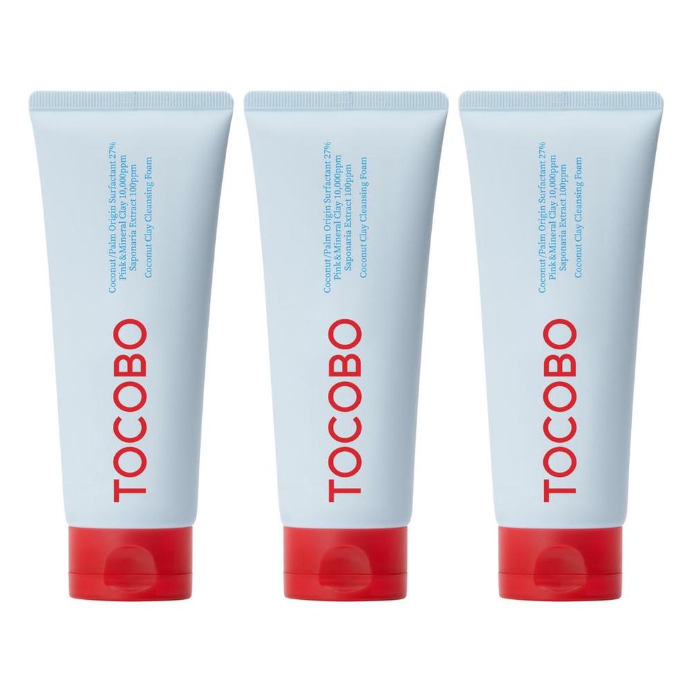 토코보 코코넛 클레이 클렌징 폼 200ml 3개 Tocobo Coconut Clay Cleansing Foam 3-pack 200ml 3개