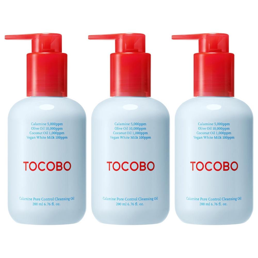 토코보 칼라민 포어 컨트롤 클렌징 오일 200ml 3개 Tocobo Calamine Pore Control Cleansing Oil 200ml 3개