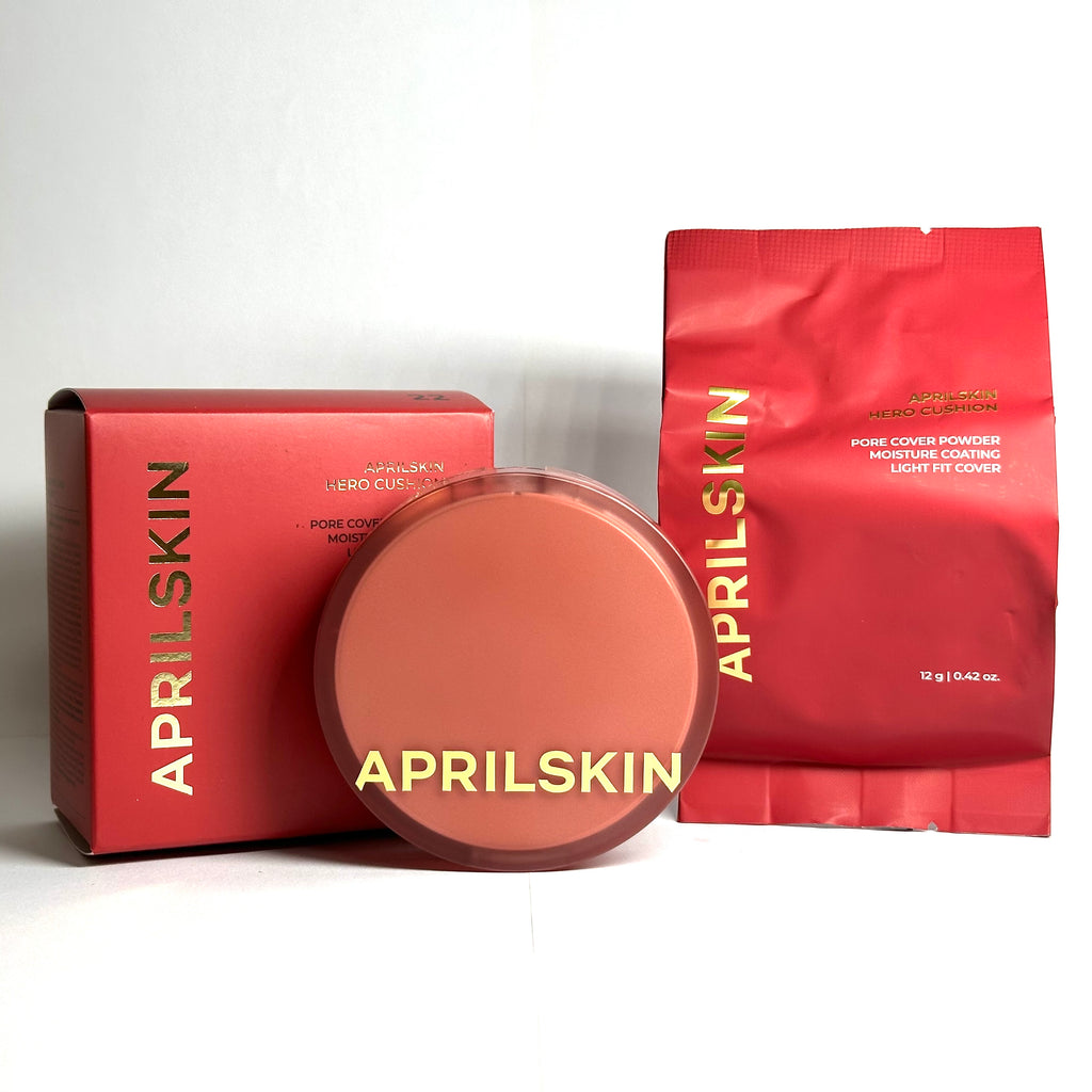 Aprilskin Hero Cushion 1+1 Set (Main 15g + Refill 15g)