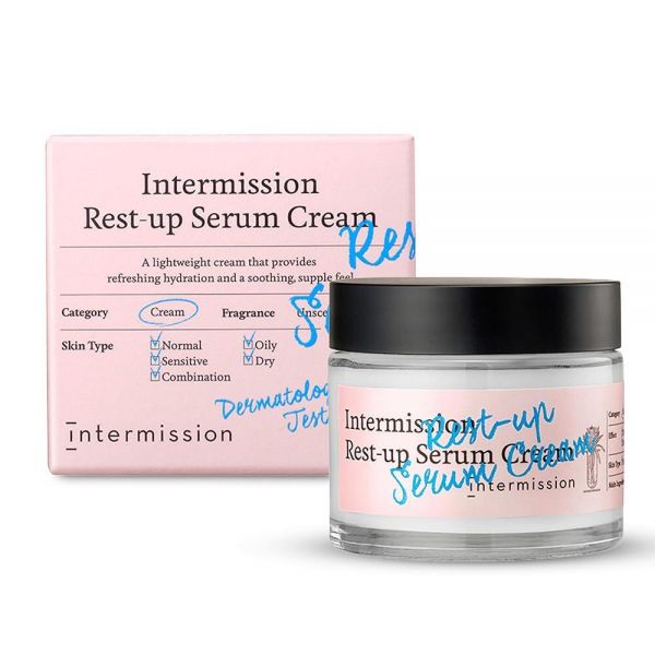 Intermission Rest-Up 세럼 크림 69.8ml(2.4온스) - + 하이브리드 모이스처라이저 CHEMOCICA 700000ppm