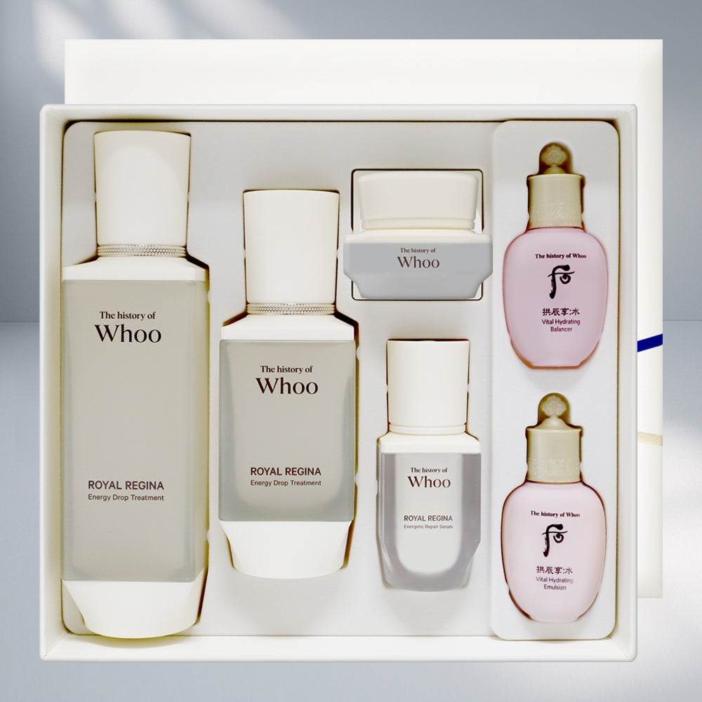 더 후 로얄레지나 에너지 드롭 트리트먼트 기획 / 에센스 대용량 세트 150ml+75ml