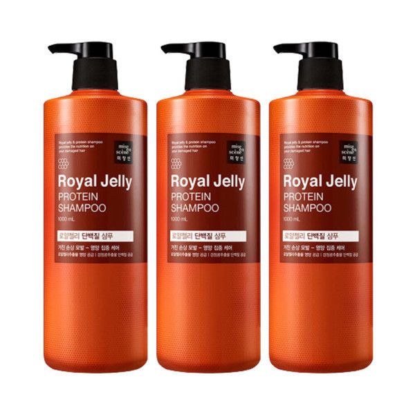 Mise-en-scène Royal Jelly Protein Shampoo 1000ml x 3pcs