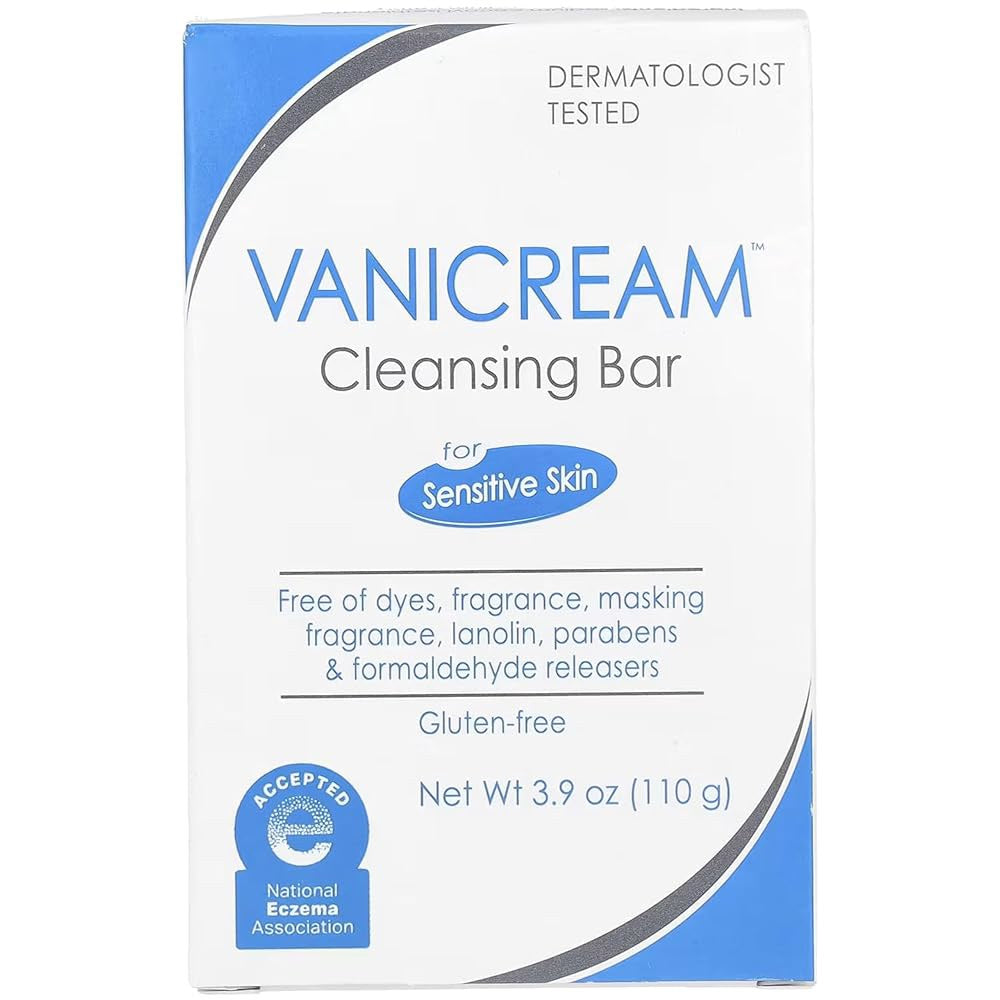 Vanicream Cleansing Bar 110.110g (4 oz), 4 Count