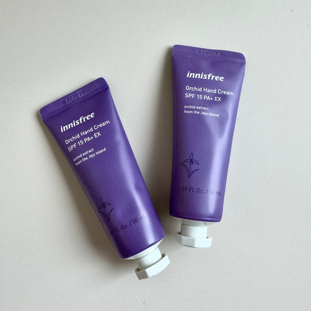 (1+1)Innisfree Orchid Hand Cream SPF 15 PA+ EX 50ml+50ml