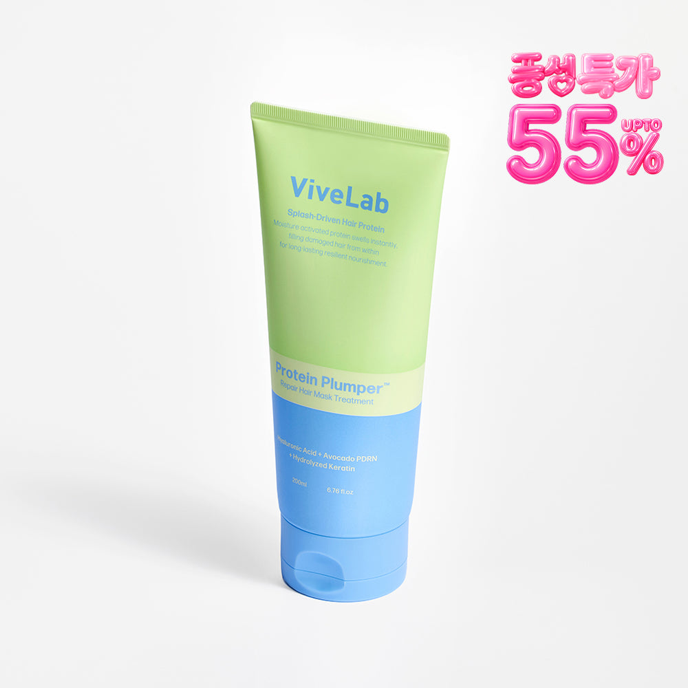 바이브랩 프로틴 플럼퍼 리페어 헤어 마스크 트리트먼트 그린 플로럴 그린플로럴향, 200ml, 1개