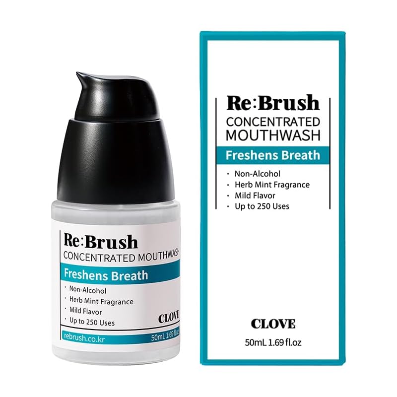 _일본공식_ReBrush(리브래쉬) 구취제거 크로브 (Clove Fragrance) 농축 마우스워시 (Concentrated Mouthwa