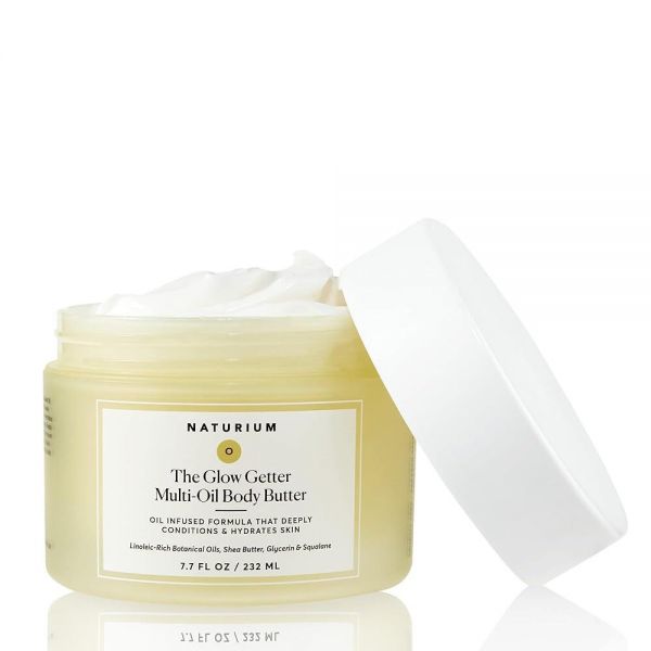 Naturium The Glow Getter Whipped Multi-Oil Body Butter, Firming Cream & Body Moisturizer with Shea Butter, 100oz (227.7ml)